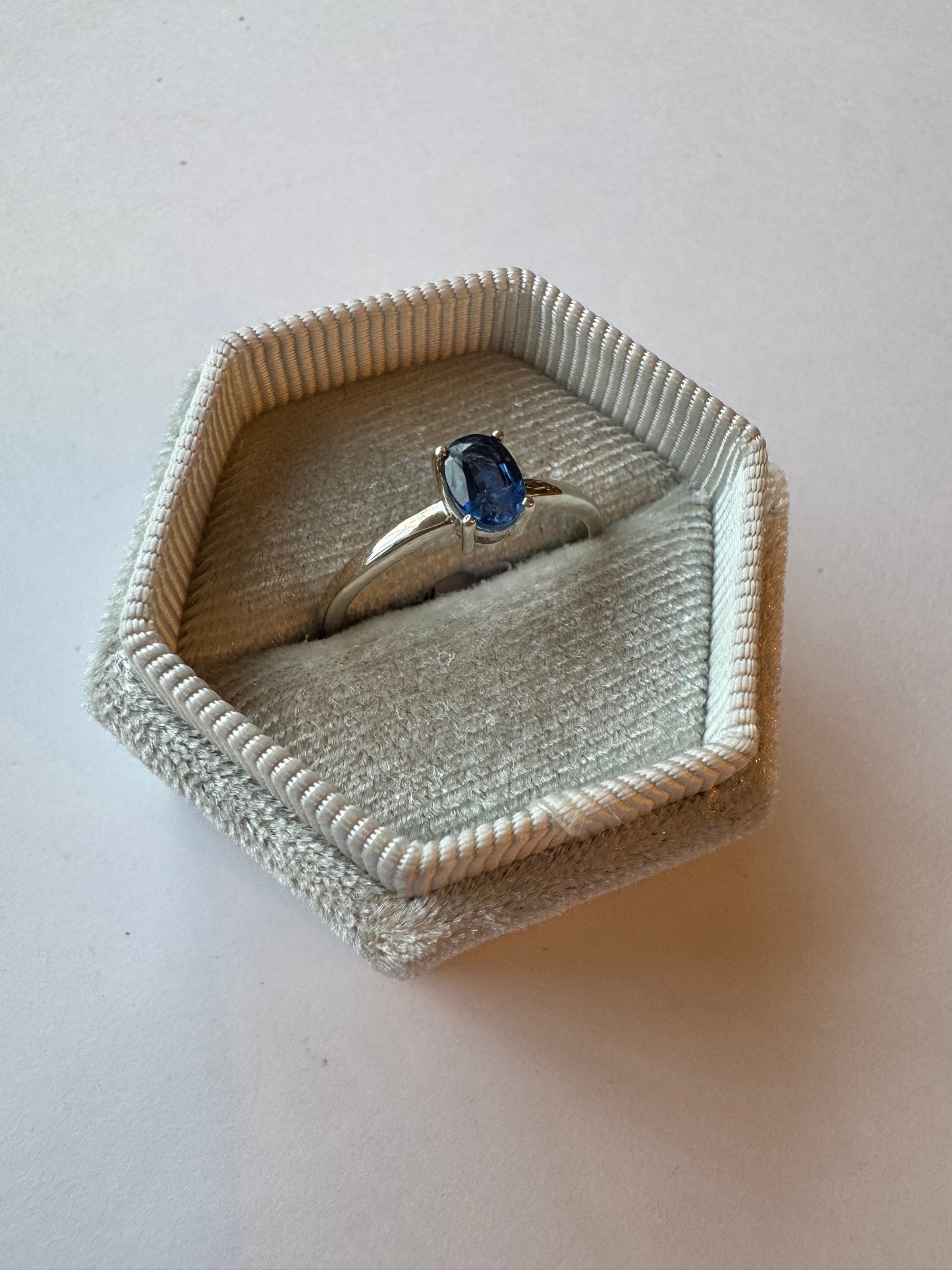 Kyanite Sterling SIlver Ring Size 6,7,8,9 - Moon Room Shop and Wellness
