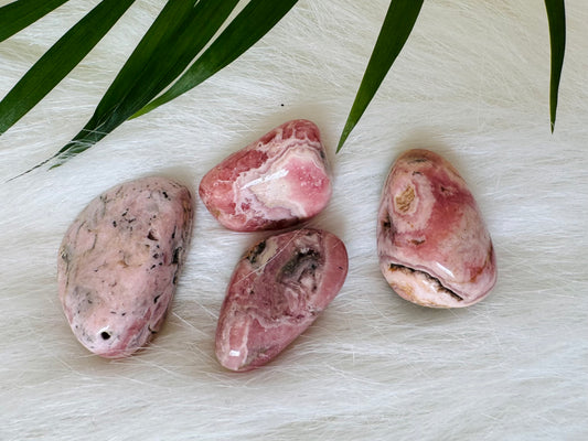 Rhodochrosite Tumbled Large - Moon Room Shop and Wellness
