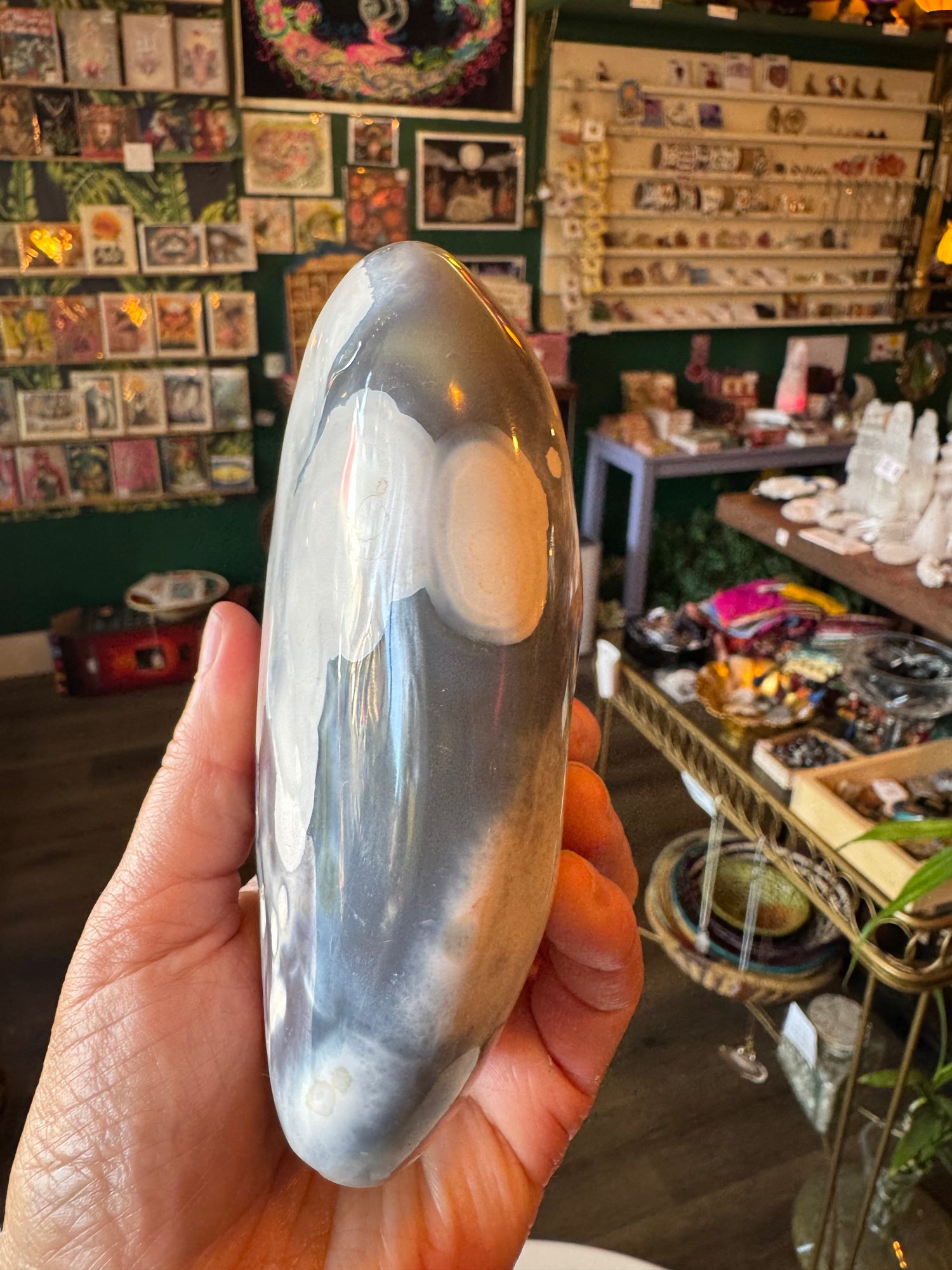 Orca Agate Freeform 1.85 lb - Moon Room Shop and Wellness