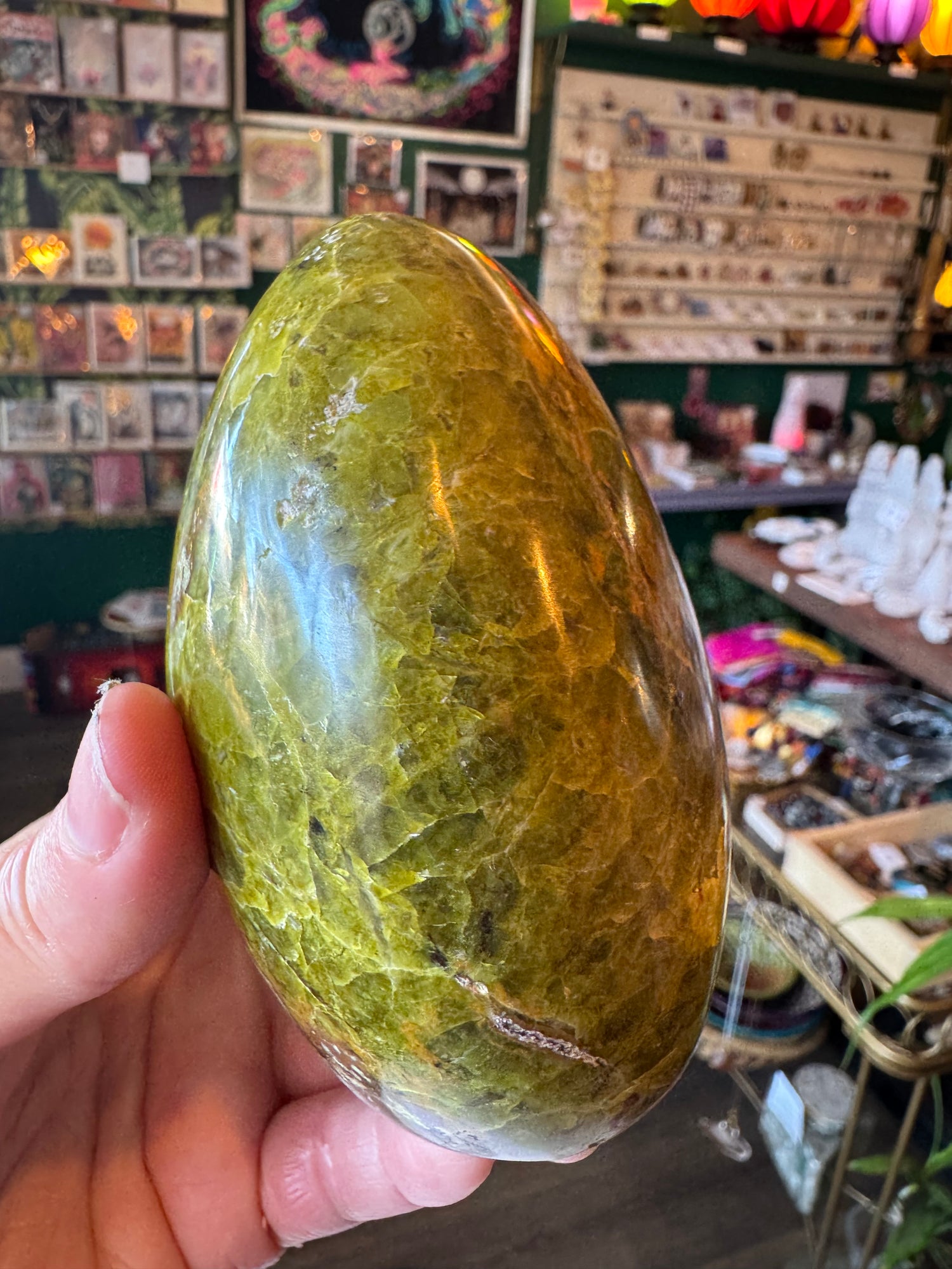 Green Opal Freeform 1.53 lb - Moon Room Shop and Wellness