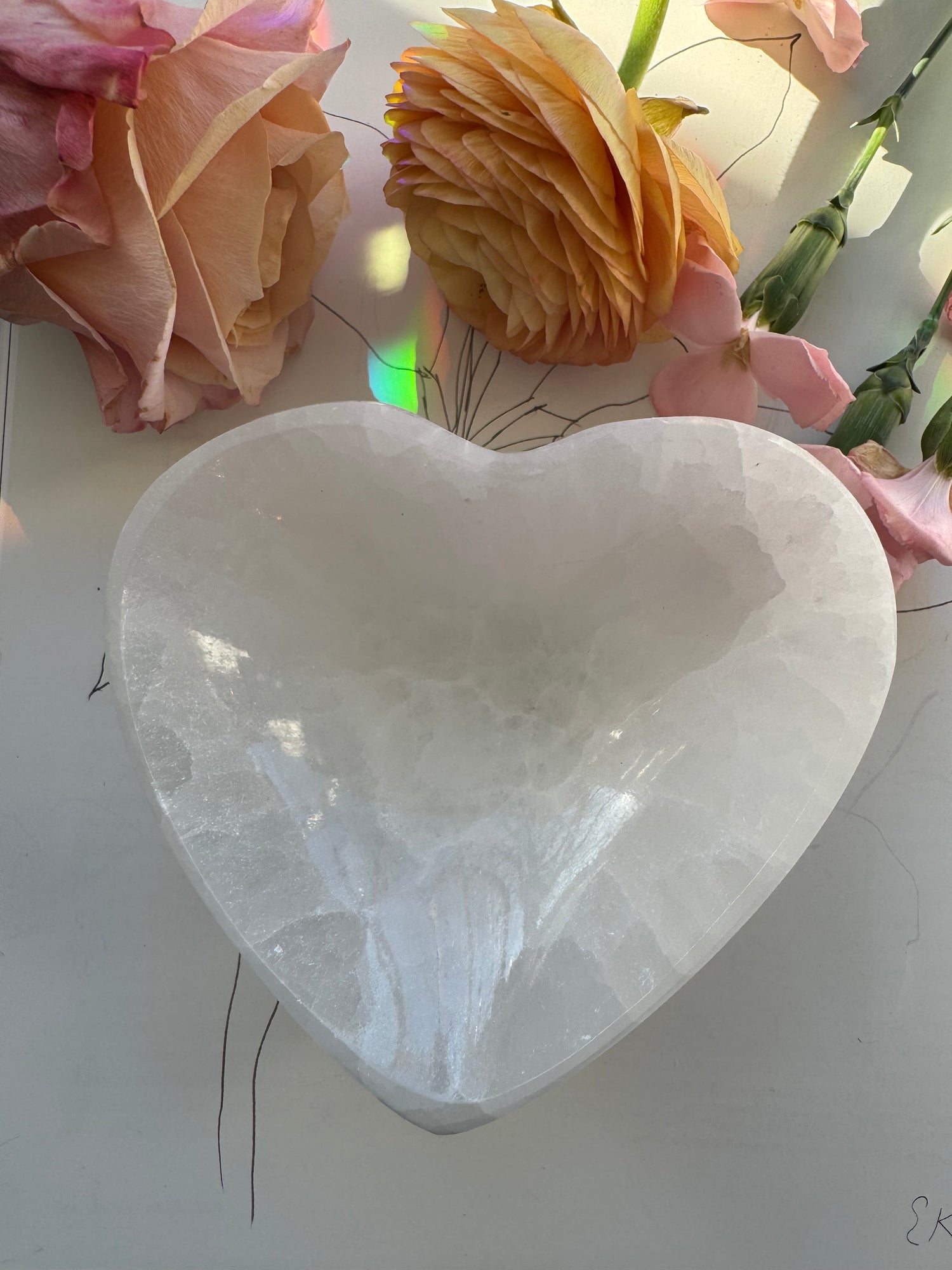 Selenite Heart Bowl - Moon Room Shop and Wellness