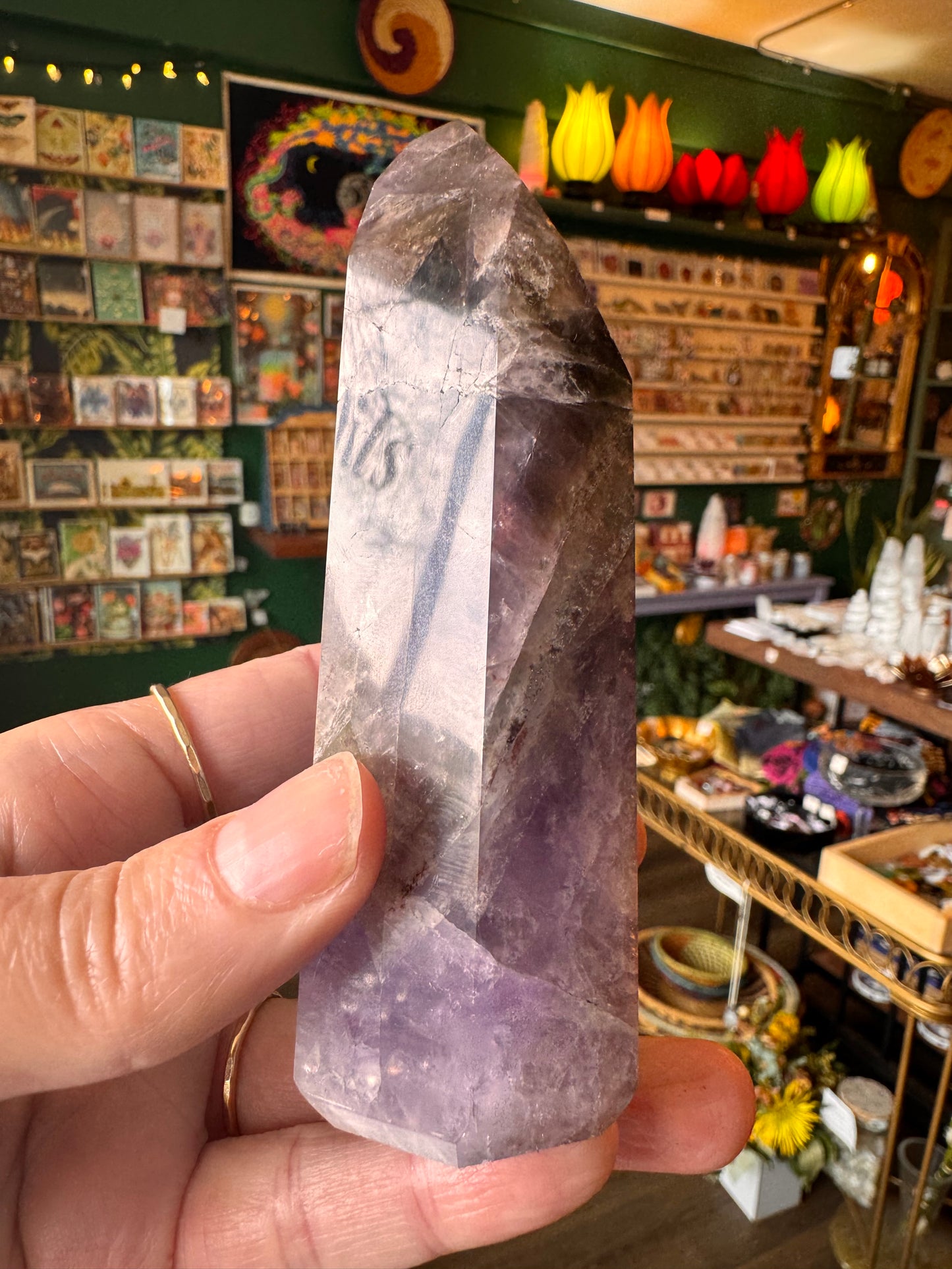 Super Seven/Melody Stone Gorgeous Tower 331 g- Brazil - Moon Room Shop and Wellness