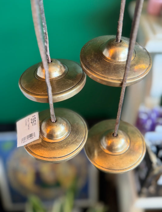 Bell - Tingsha Plain Brass - Moon Room Shop and Wellness