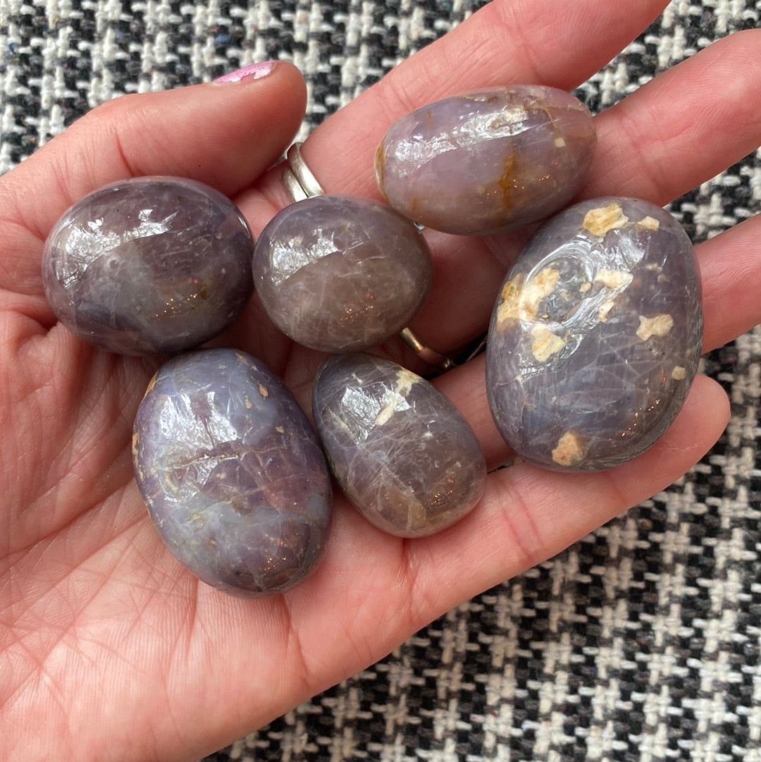 Purple Rose Quartz Tumbled - Moon Room Shop and Wellness