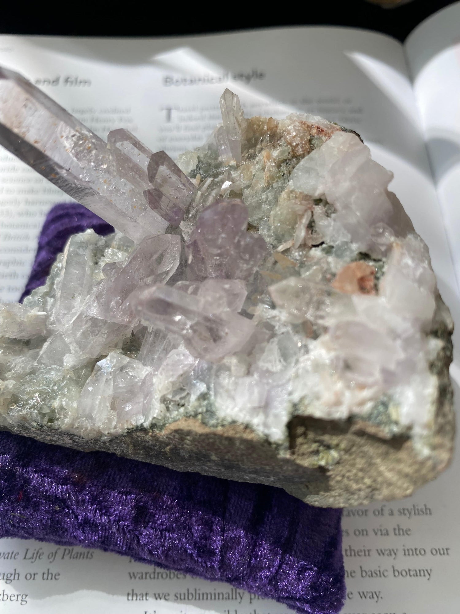 Goboboseb Amethyst on the Matrix 298 g Namibia - Moon Room Shop and Wellness