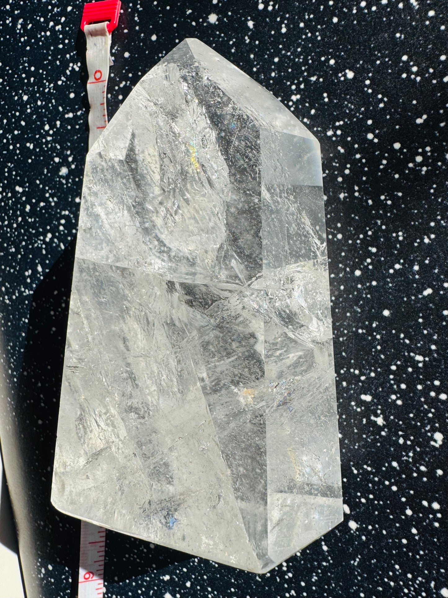 Clear Quartz Tower 440 g Brazil Beauty - Moon Room Shop and Wellness