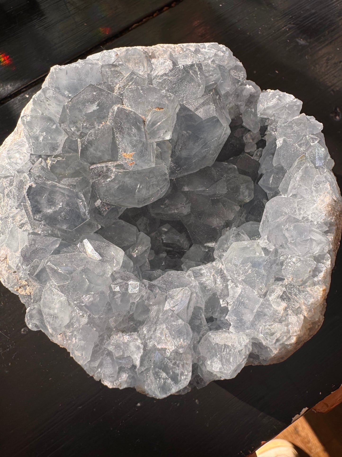 Celestite Cluster 2.52 lb Madagascar - Moon Room Shop and Wellness