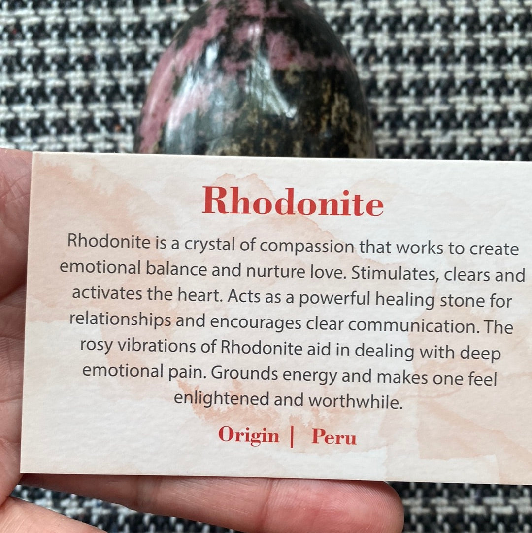 Rhodonite Freeform 425 g - Moon Room Shop and Wellness