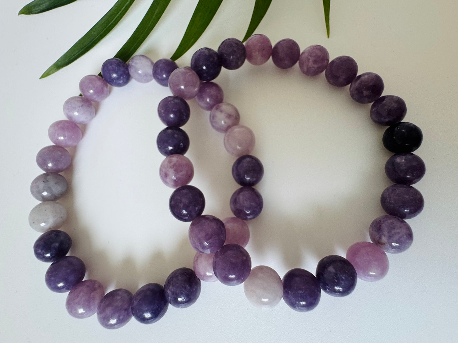 Lepidolite 8mm Stretch Bracelet - Moon Room Shop and Wellness