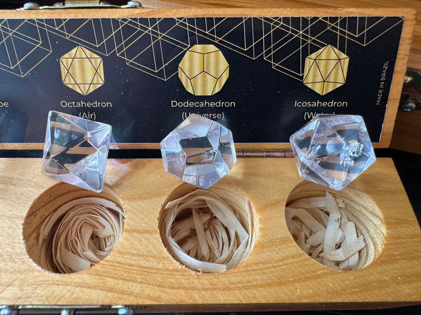 Geometric Shaped Quartz Gift Case - Moon Room Shop and Wellness