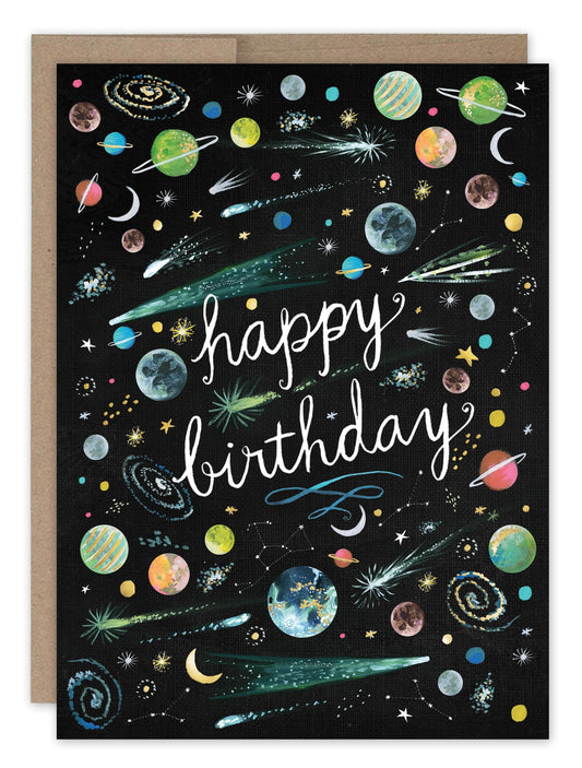 Outer Space Birthday Card - Moon Room Shop and Wellness