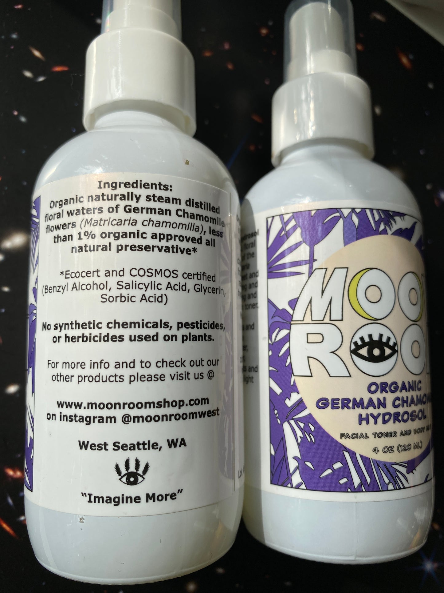 Moon Room Organic German Chamomile Hydrosol 4oz - Moon Room Shop and Wellness