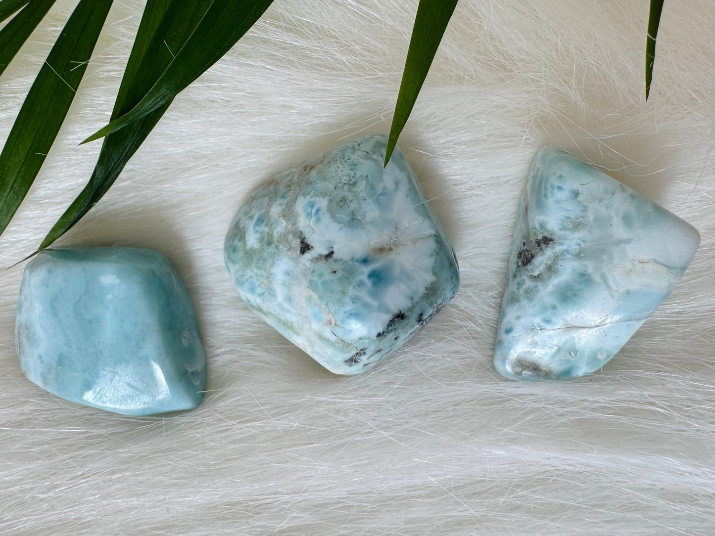 Larimar Tumbled Large Dominican Republic - Moon Room Shop and Wellness