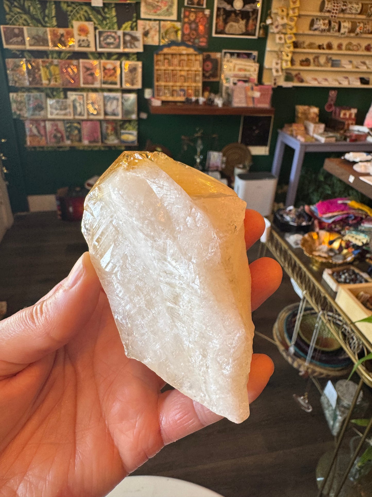 Citrine (heat treated) Rough Point 261 g