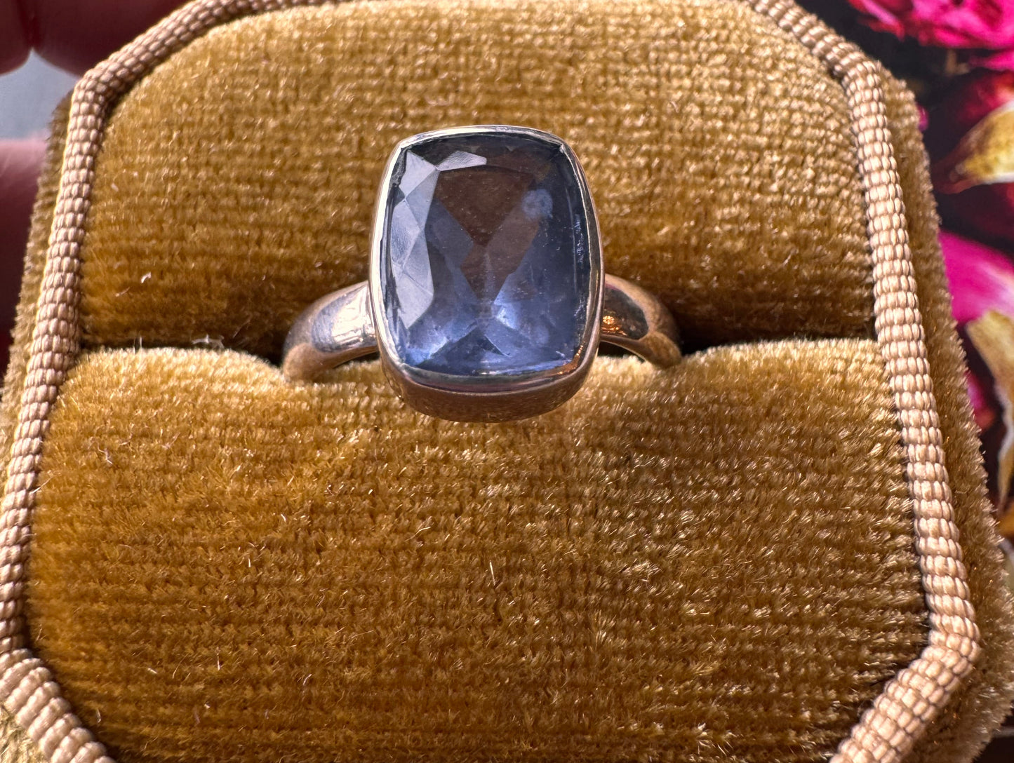 Purple Fluorite Sterling Silver Ring Size 7 - Moon Room Shop and Wellness