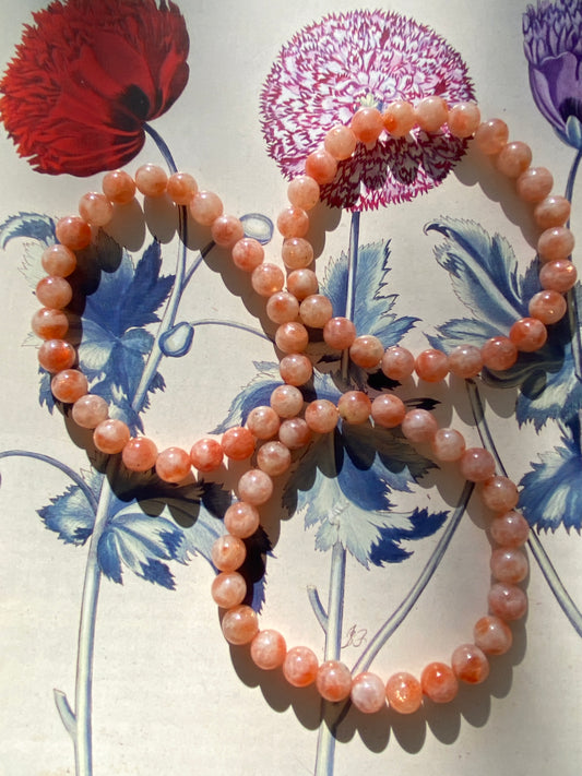 Sunstone Stretch Bracelet 8mm - Moon Room Shop and Wellness