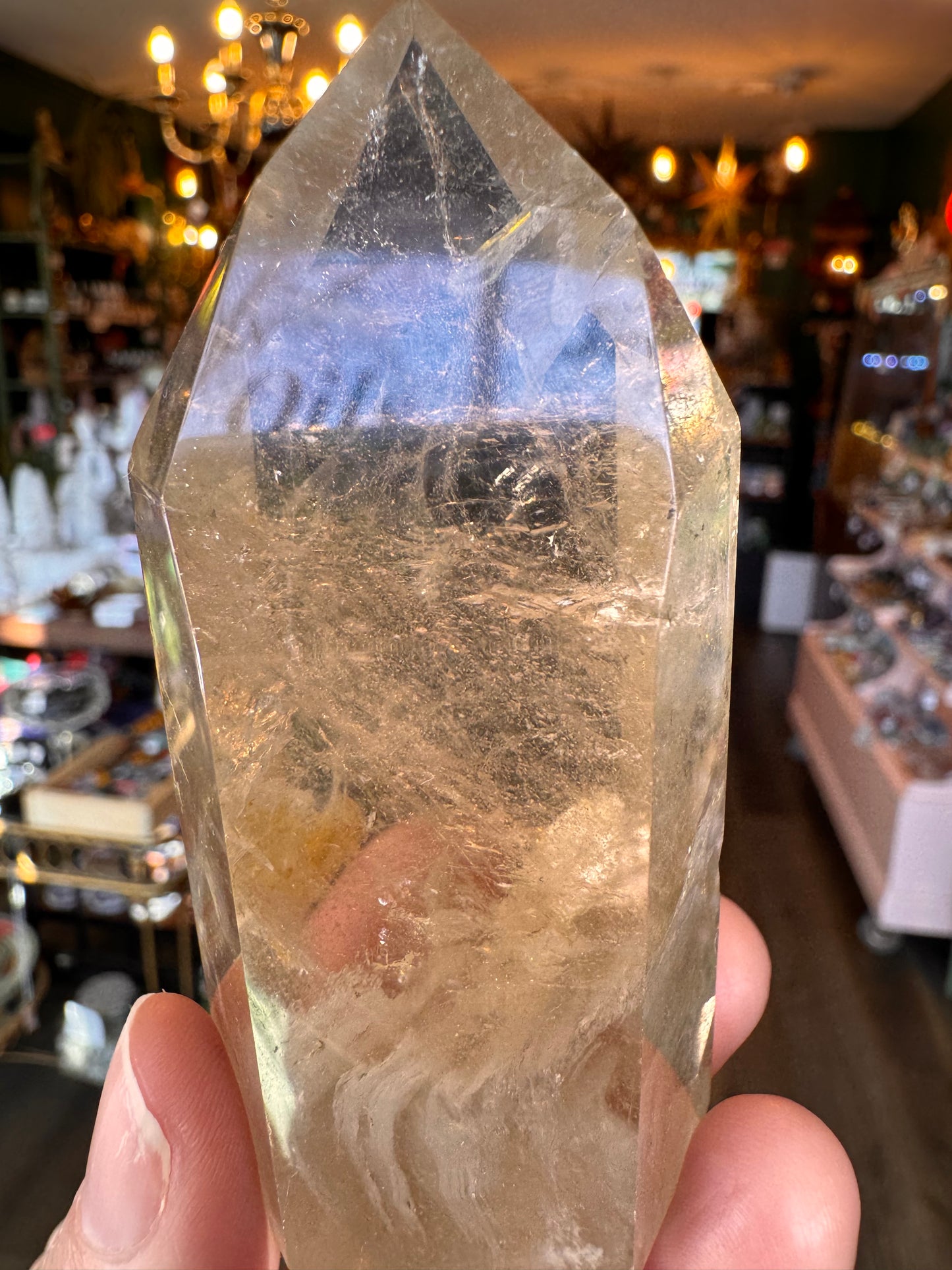 Natural Citrine Tower 129 g Aracuai, Minas Gerais, Brazil - Moon Room Shop and Wellness