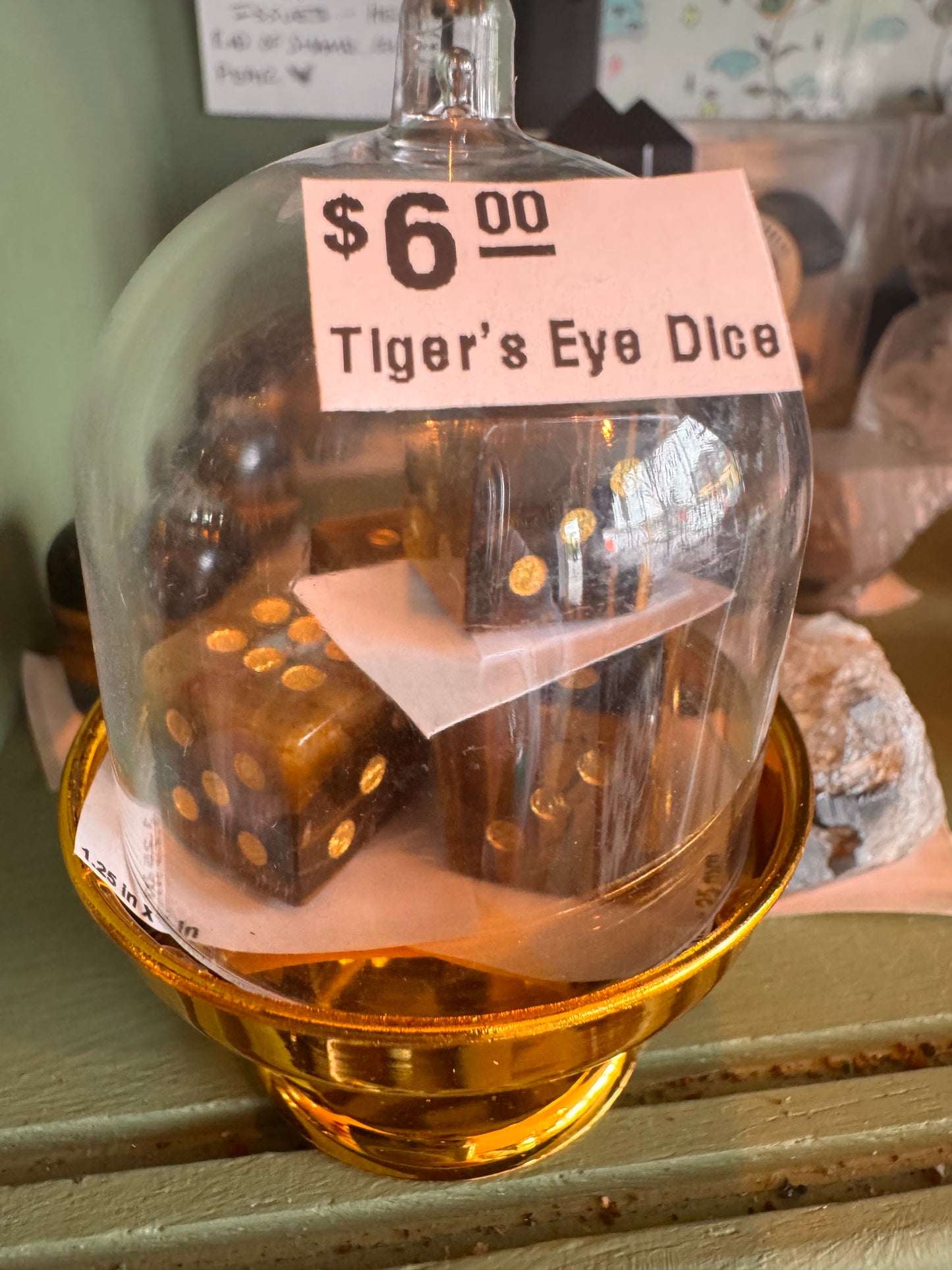 Tiger's Eye Dice - Moon Room Shop and Wellness