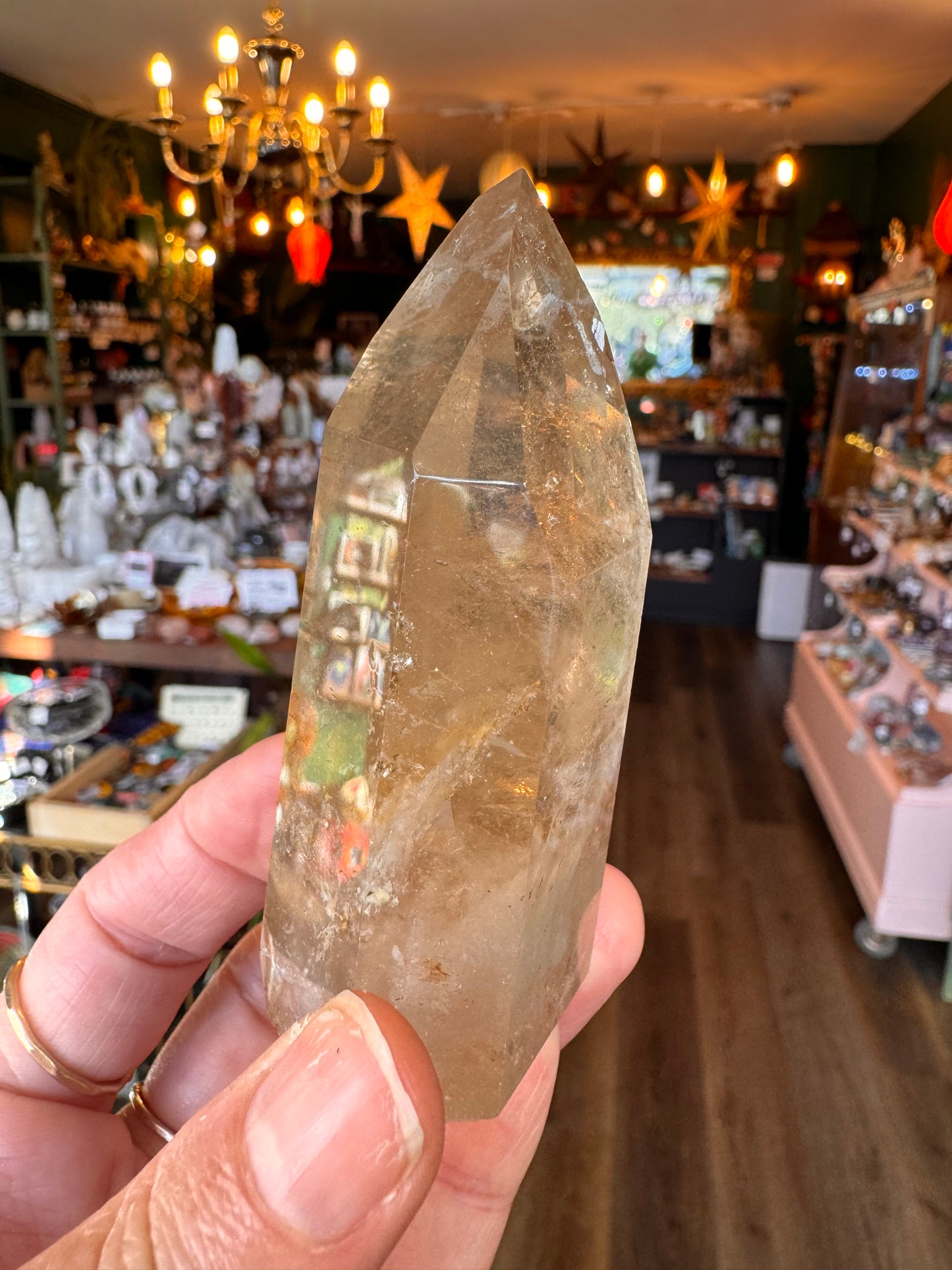 Natural Citrine Tower 129 g Aracuai, Minas Gerais, Brazil - Moon Room Shop and Wellness