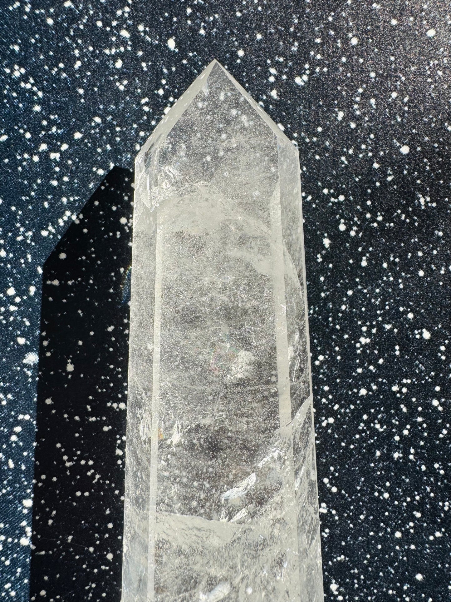 Clear Quartz Tower 374 g Brazil Beauty - Moon Room Shop and Wellness