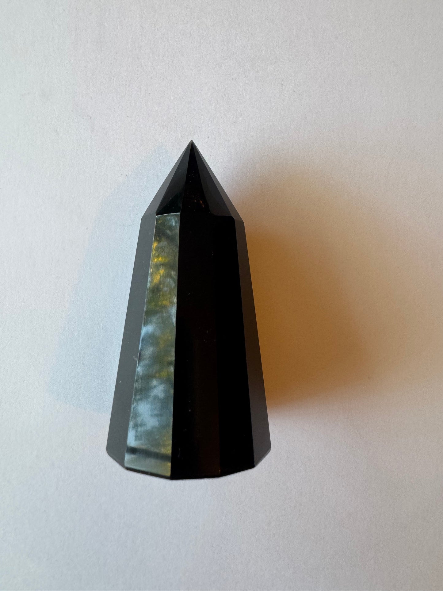 Obsidian Faceted Tower 103 g - Moon Room Shop and Wellness