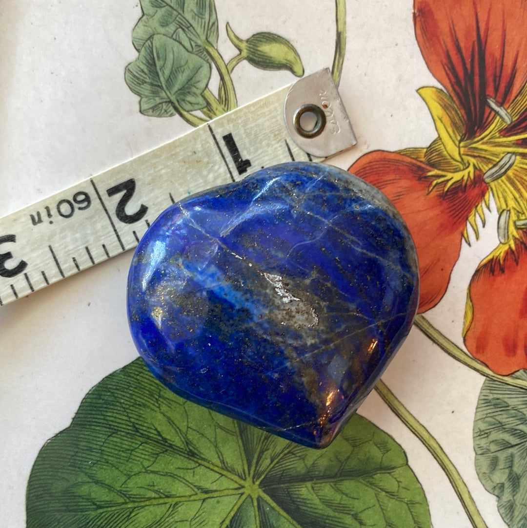 Lapis Heart  104 Grams - Moon Room Shop and Wellness