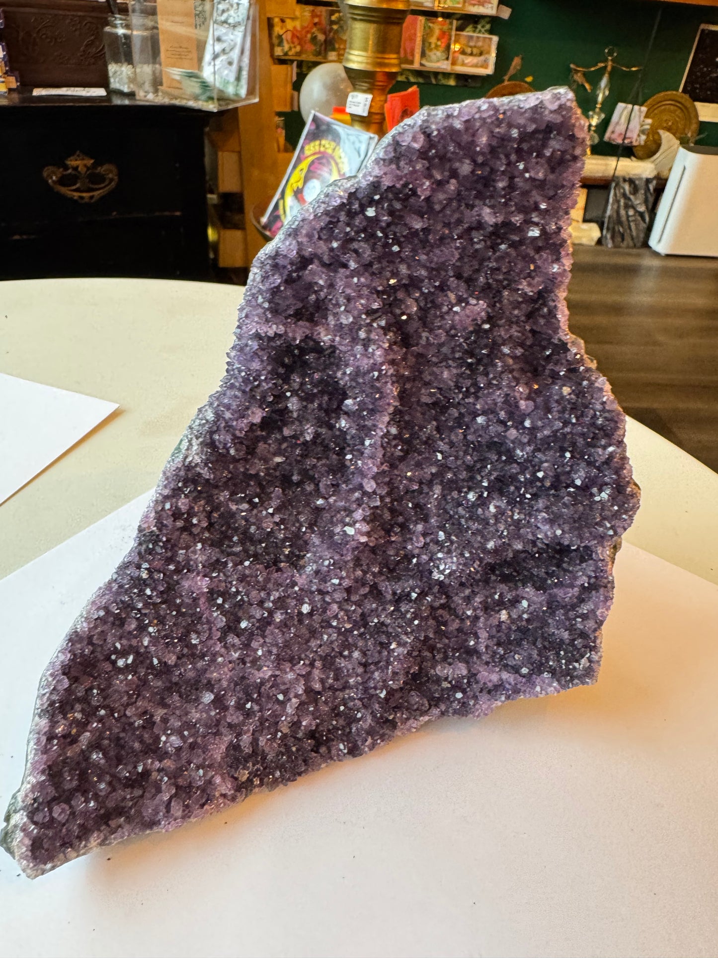 Rainbow Amethyst Standing Sparkly Cluster Brazil 3.65 lb - Moon Room Shop and Wellness