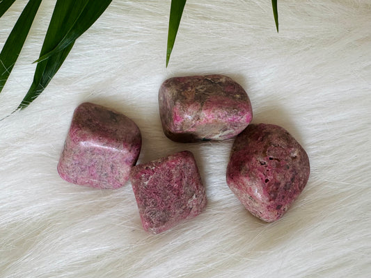 Cobaltoan Calcite with Dolomite Tumbled - Moon Room Shop and Wellness