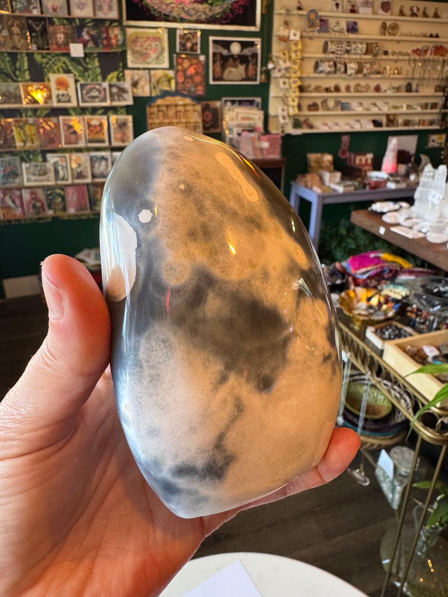 Orca Agate Freeform 1.85 lb - Moon Room Shop and Wellness