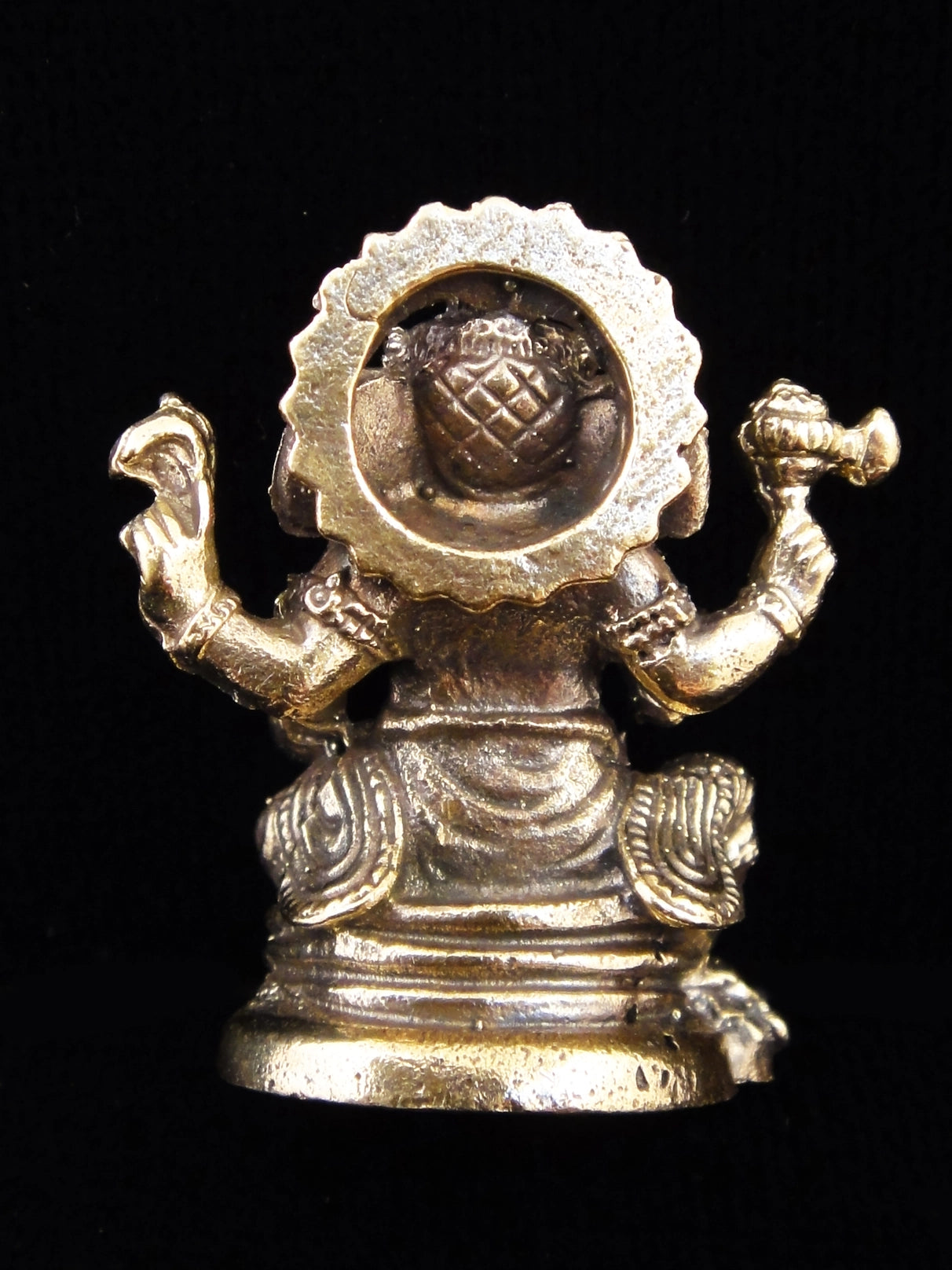 Brass Deity Statuette -Small- Ganesh - Moon Room Shop and Wellness