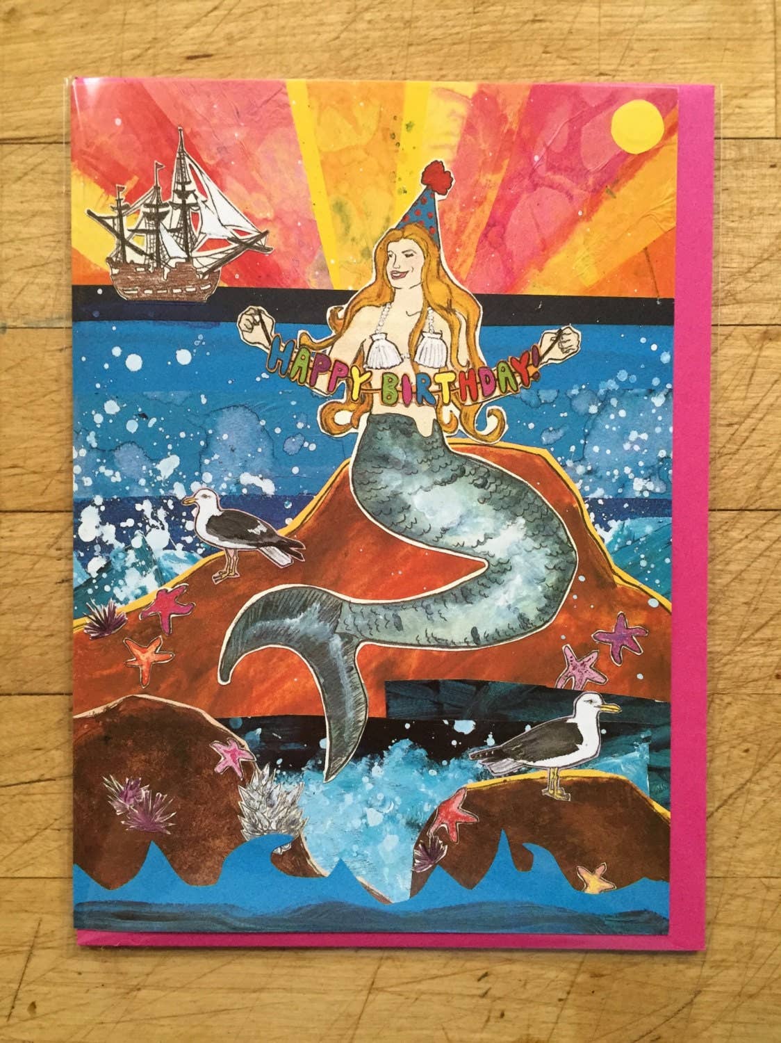 Mermaid Birthday Card - Moon Room Shop and Wellness