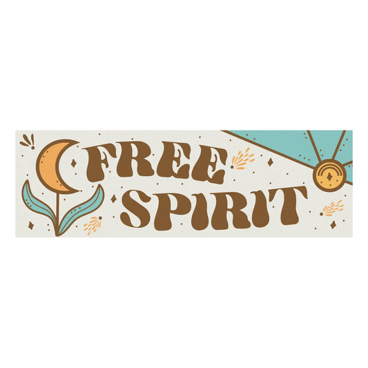 Free Spirit - Vinyl Sticker by Graphic Heart - Moon Room Shop and Wellness