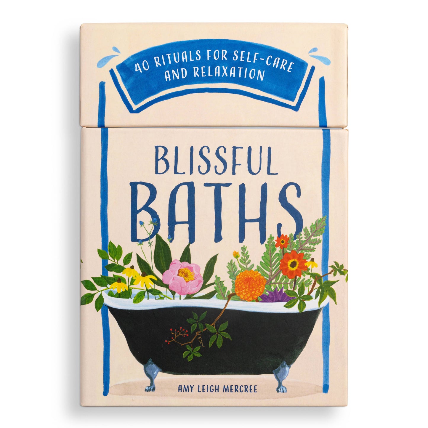 Blissful Baths: 40 Rituals for Self-Care Card Deck - Moon Room Shop and Wellness