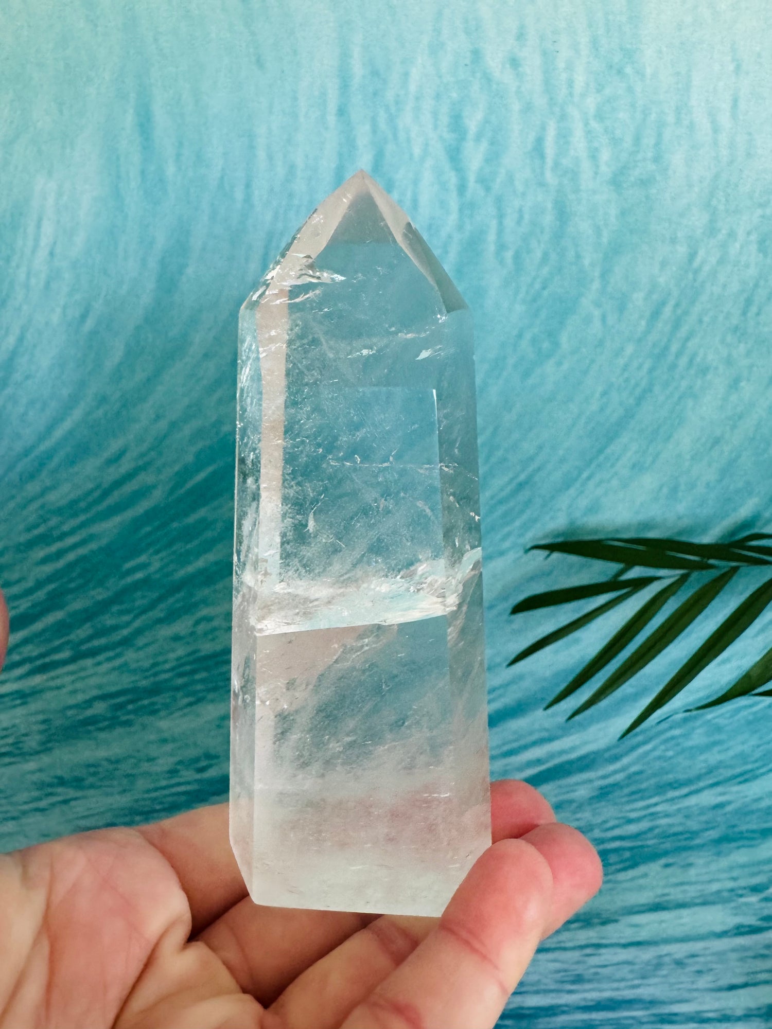 Clear Quartz Tower 214 g Brazil Beauty - Moon Room Shop and Wellness