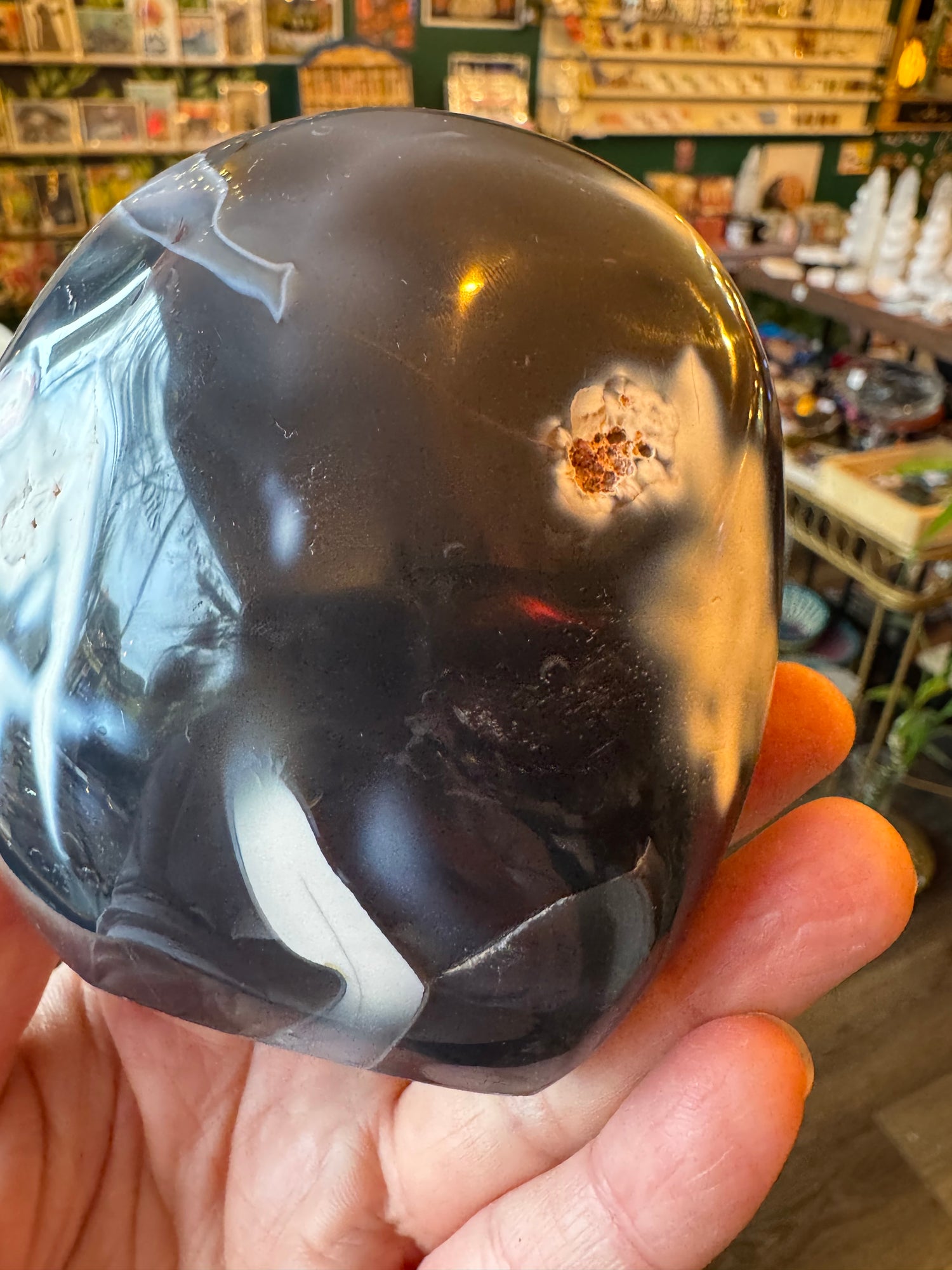 Orca Agate Freeform  1.73 lb - Moon Room Shop and Wellness