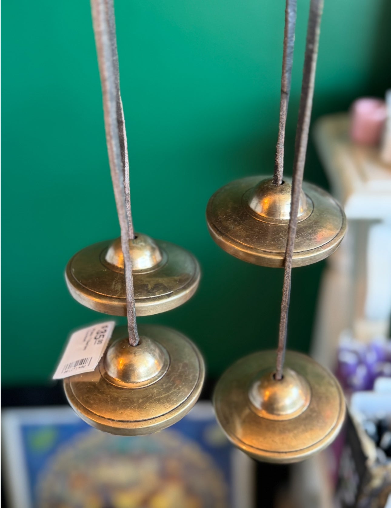 Bell - Tingsha Plain Brass - Moon Room Shop and Wellness