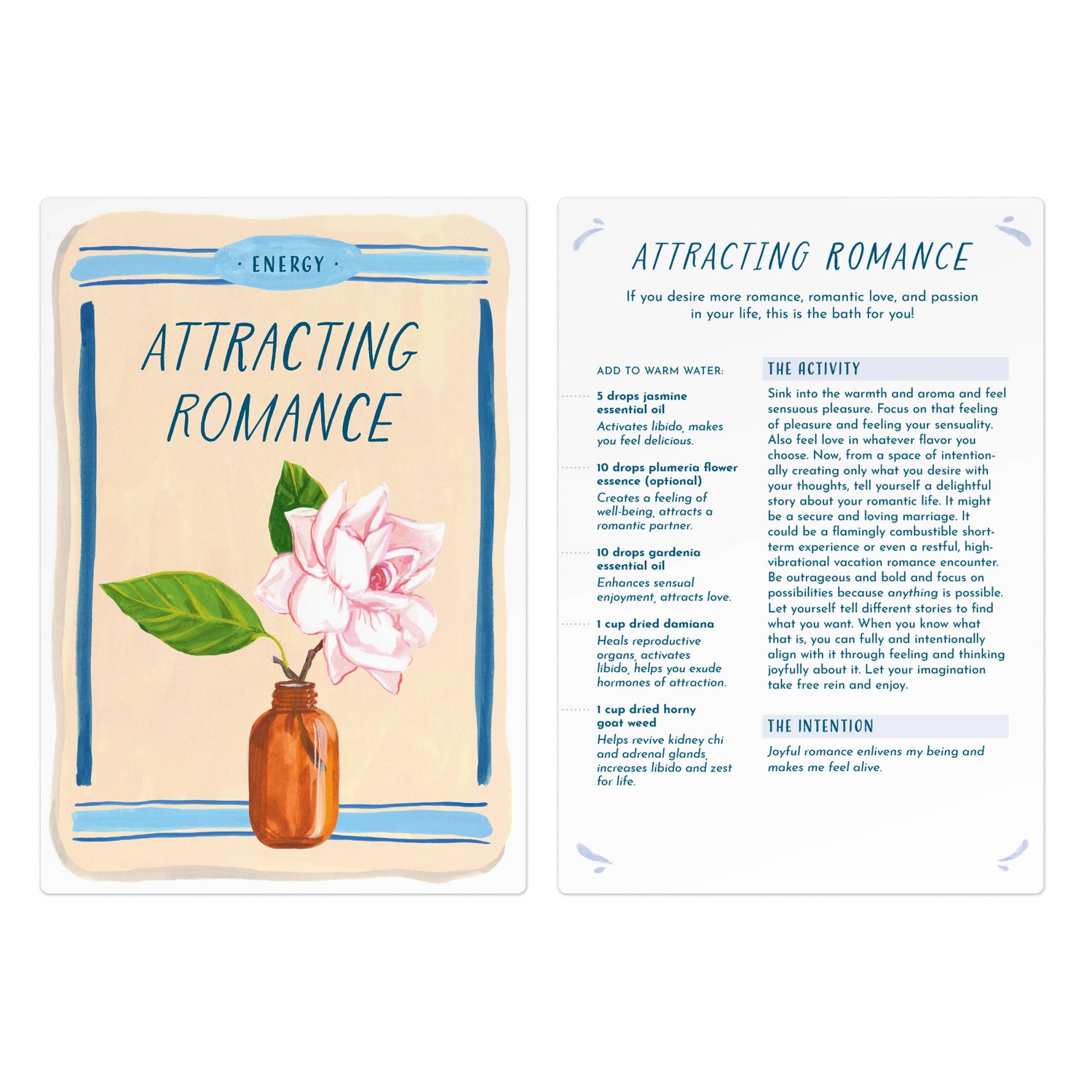 Blissful Baths: 40 Rituals for Self-Care Card Deck - Moon Room Shop and Wellness