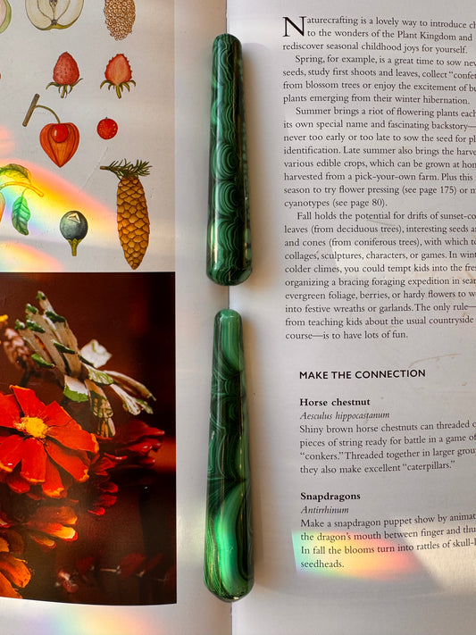 Malachite Massage Wand - Moon Room Shop and Wellness