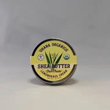 Lemongrass Whipped Shea Butter 0.5 oz. by Ohana Organics - Moon Room Shop and Wellness