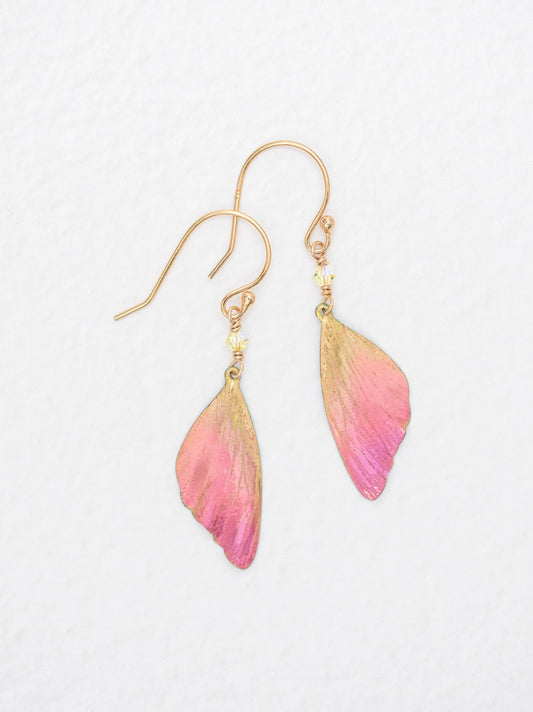Holly Yashi-Flutterby Earrings in Pink - Moon Room Shop and Wellness