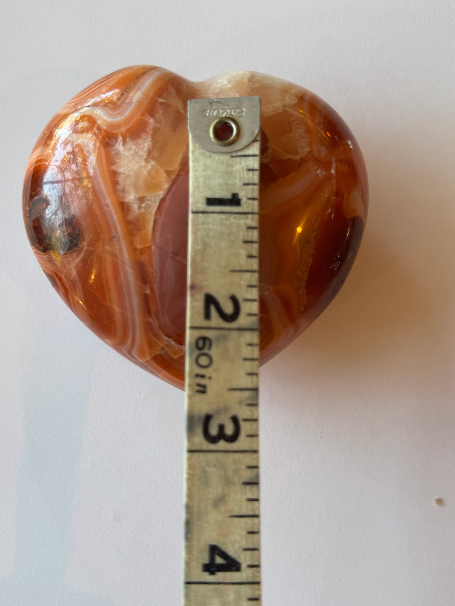 Carnelian Heart 408 g Madagascar - Moon Room Shop and Wellness