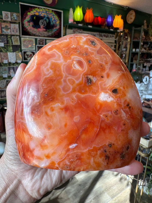 Carnelian Freeform 2.71lb - Moon Room Shop and Wellness