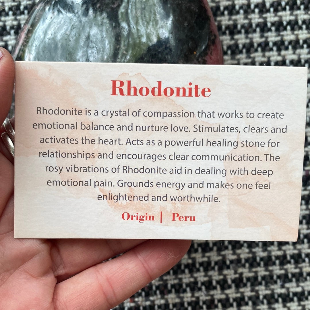 Rhodonite Freeform 966 g - Moon Room Shop and Wellness