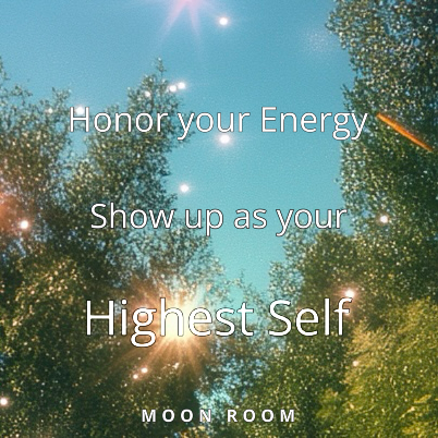 Honor your Energy Consciousness Card - 2x2 inch - Moon Room Shop and Wellness