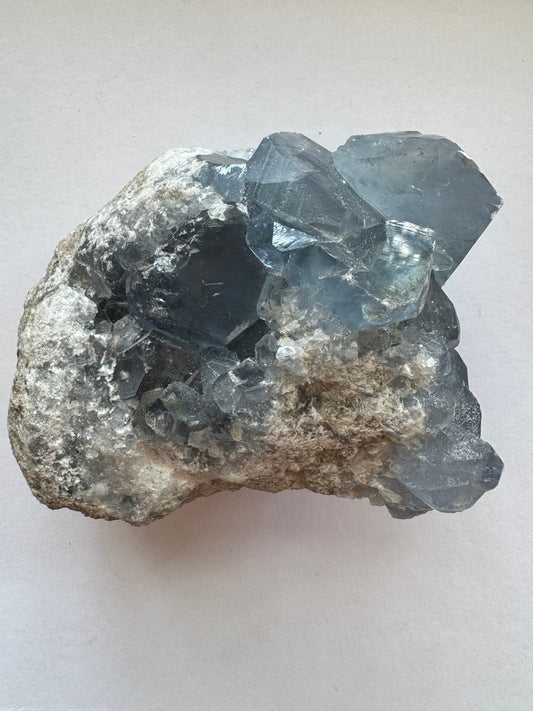 Celestite Cluster 2.08 lb - Moon Room Shop and Wellness