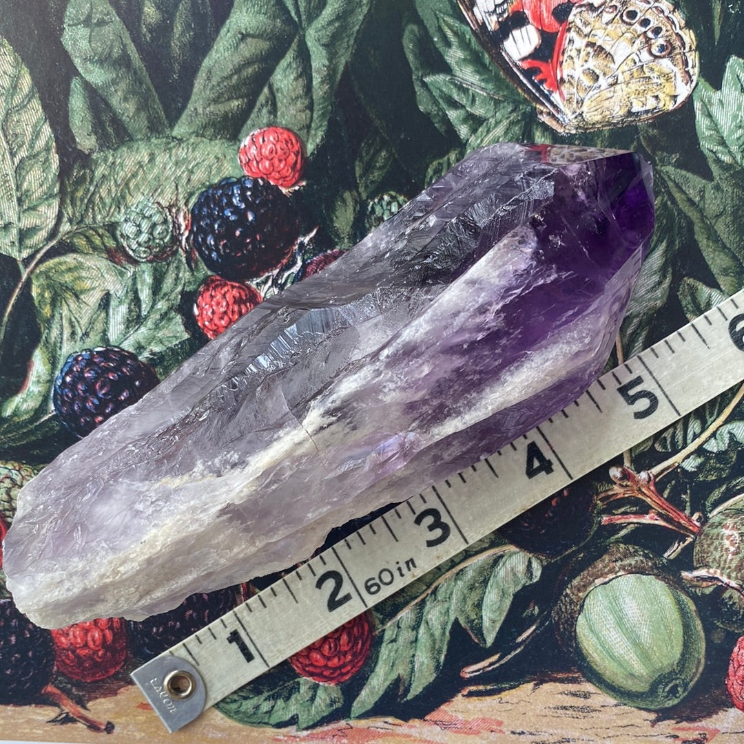 Amethyst Dragon's Tooth Spear Grade A - 382 g - Moon Room Shop and Wellness