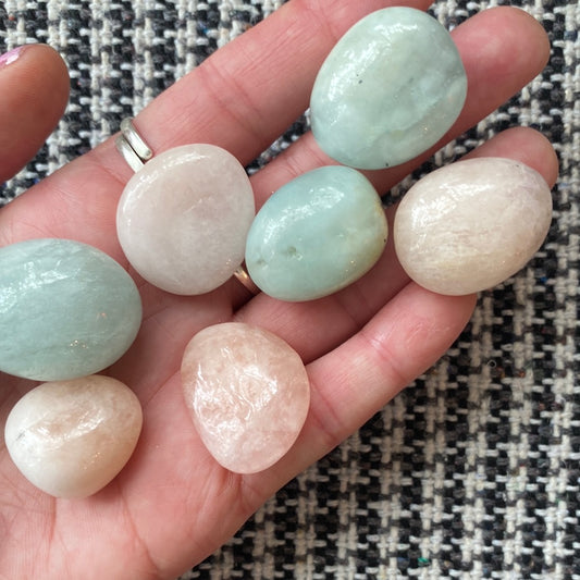 Morganite Tumbled - Moon Room Shop and Wellness