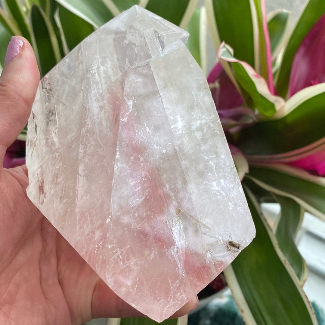 Optical Calcite Gorgeous Freeform- India 807 g - Moon Room Shop and Wellness