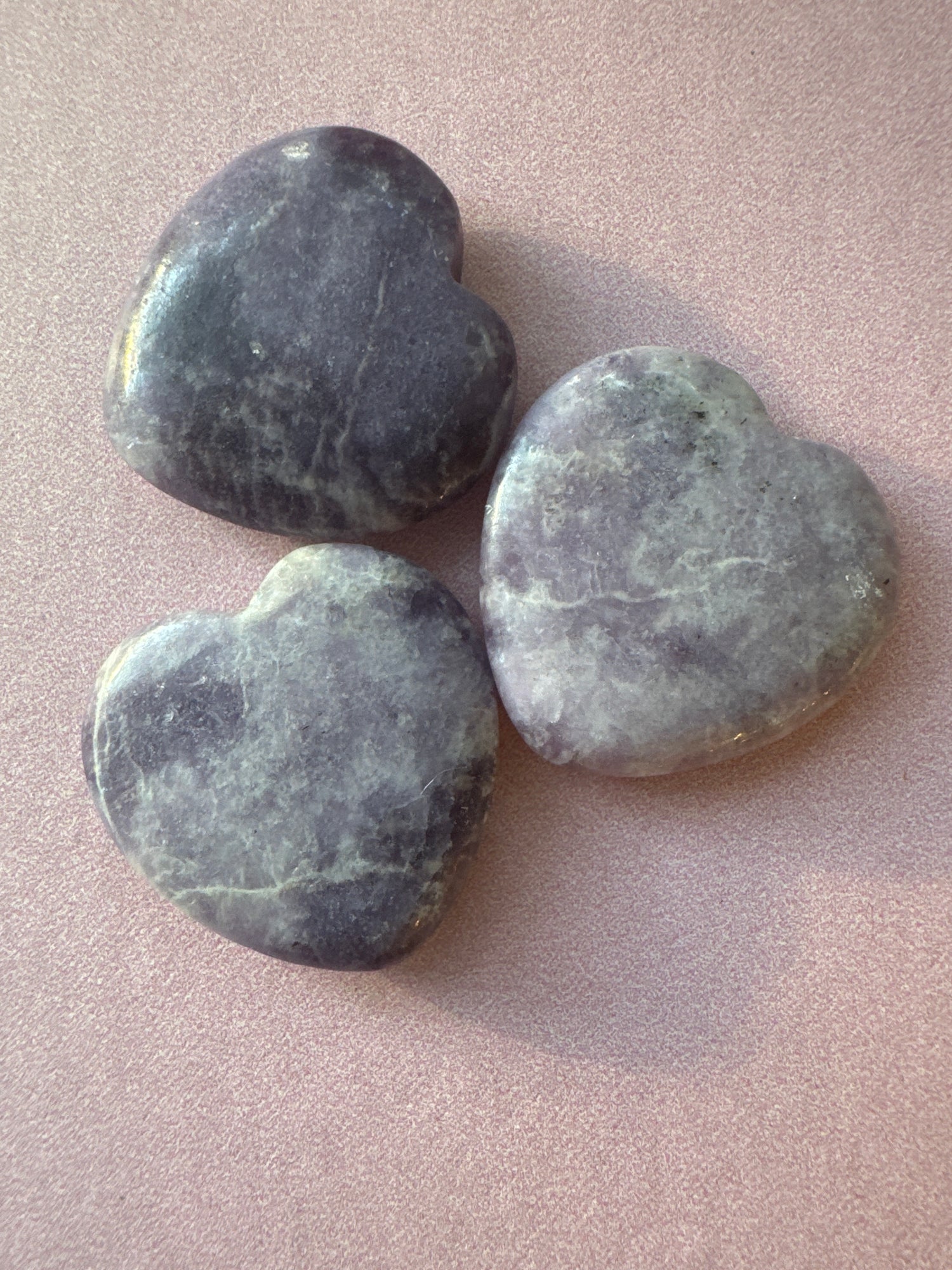 Lepidolite Mini Heart - Moon Room Shop and Wellness