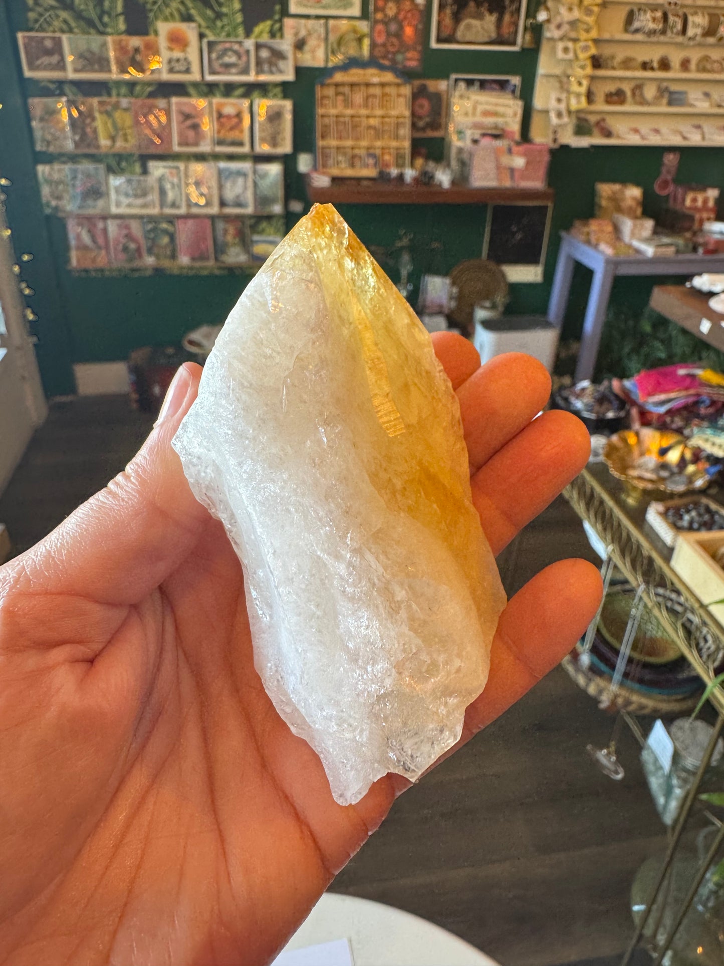 Citrine (heat treated) Rough Point 261 g